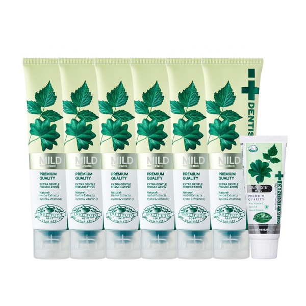 マイルド歯磨き粉200gx6個+旅行用マイルド歯磨き粉60g1個贈呈 8,426円