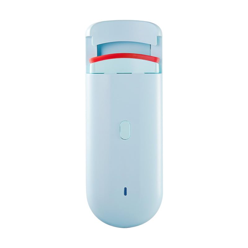 ホットビューラー まつ毛カーラー 挟むタイプ アイラッシュカーラー 30秒急速予熱 温度検知シリコン ヤケと防止 軽量 USB充電式 (ライトグリーン)