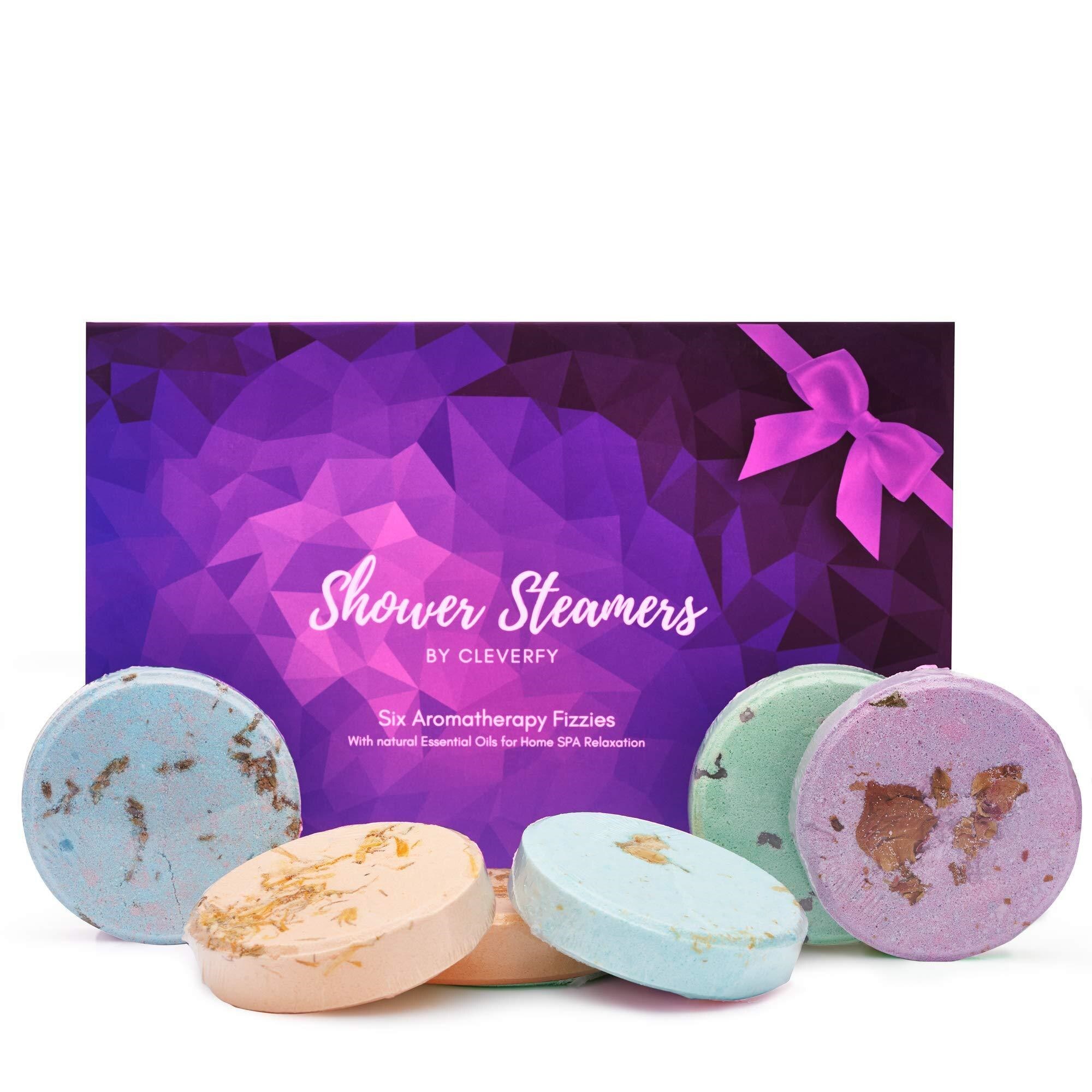 Cleverfy Shower Bombs Aromatherapy - Gift Set of [