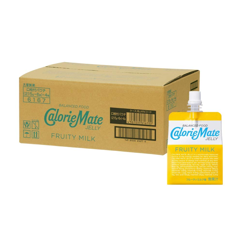 カロリーメイト 大塚製薬 カロリーメイト ゼリー フルーティ ミルク味 215g ×24個