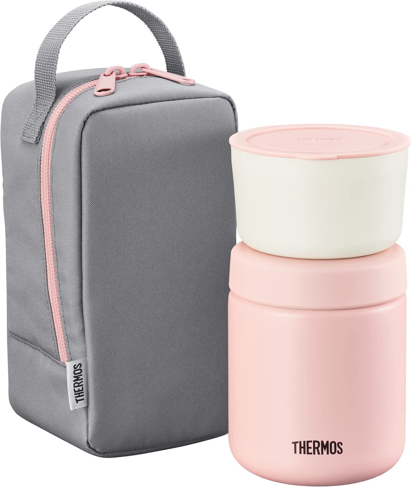 サーモス 真空断熱スープランチセット 300ml ピンクグレー JBY-551 P-GY 5,609円