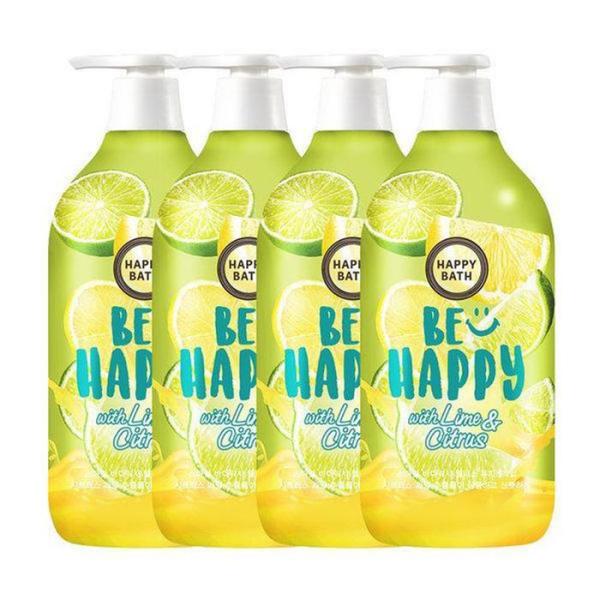 RGN9S8Sボディウォッシュ ウェルゆずライム900g x 4つのボディケア