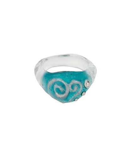 NFF HEARTWAVE RING BLUE ハートウェーブリング ブルー 指輪 リング 韓国アクセサリー アクセサリー 正規品