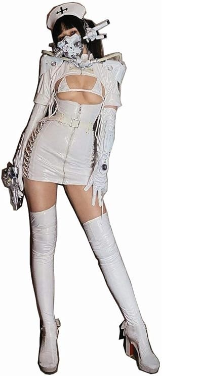 [Sky]堕落の看護婦 ナース SMゲーム PU革 セクシー 誘惑 高級品 コスプレ コスチューム 撮影用