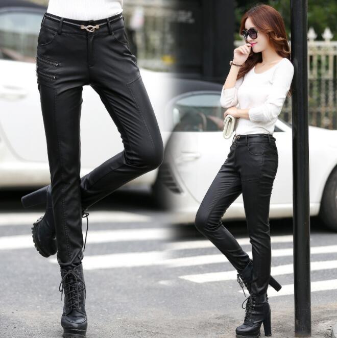レザーパンツ スキニー レディース 革パン PUレザー フェイクレザー スパッツ パンツ ボトムス スリムパンツ スリム レギンス タイト 革ジャン ストレート ストレッチパンツ 秋冬 大きいサイズ 4,585円