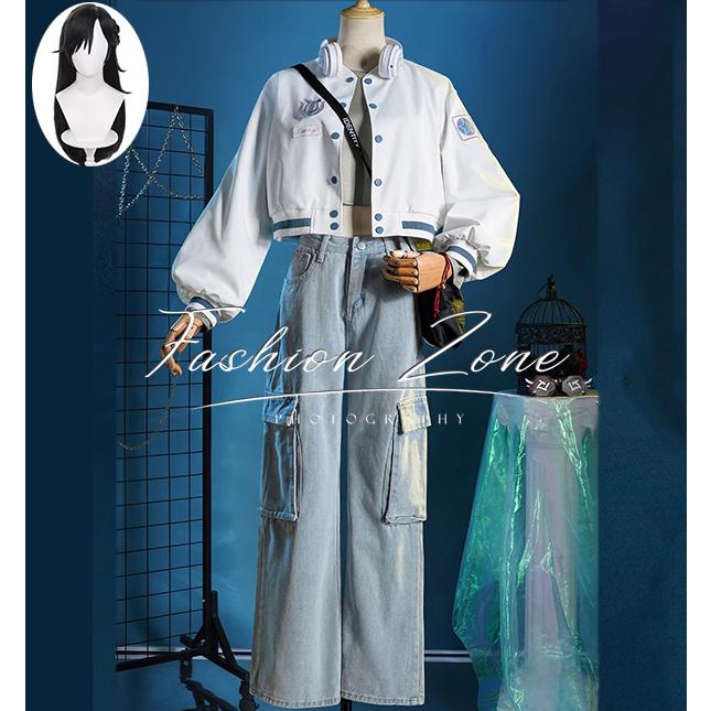 IdentityV 第五人格 風 骨董商 戚十一 コスプレ衣装 ウィッグ 靴 cosplay ハロウィン 演出服 変装