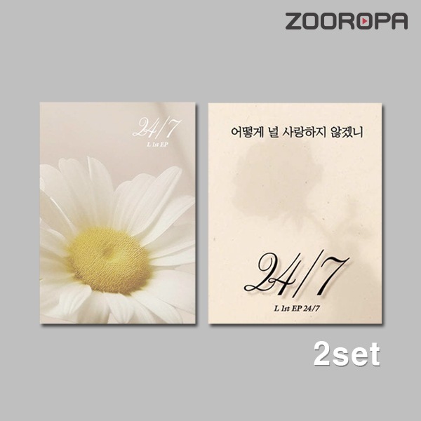 [2종세트] L 엘 김명수 24 7 1st EP Rising + EVER