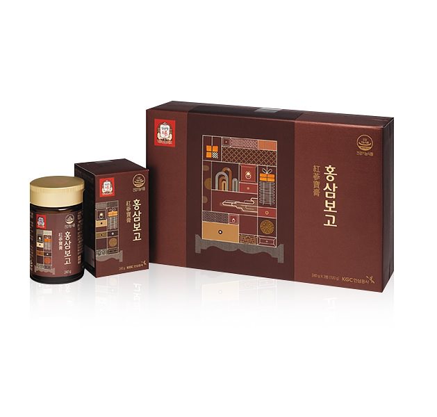 正官庄高麗人参の伝統氣運ホンサムボゴ（紅參寶膏）240g*3本プレミアム健康機能食品