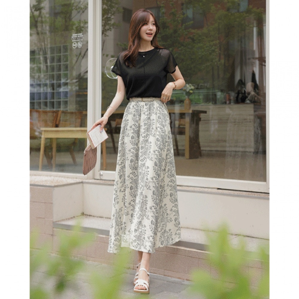 クリック＆ファニー レンプラワーフレアスカートベルトセット