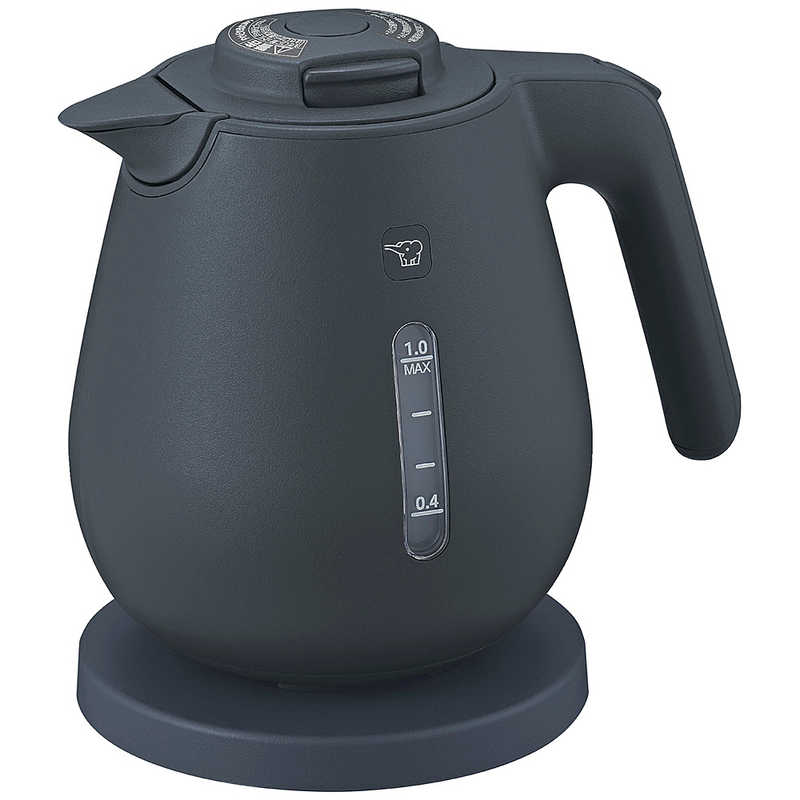 象印マホービン　ZOJIRUSHI　電気ケトル ［1.0L］ ソフトブラック　CK-DC10