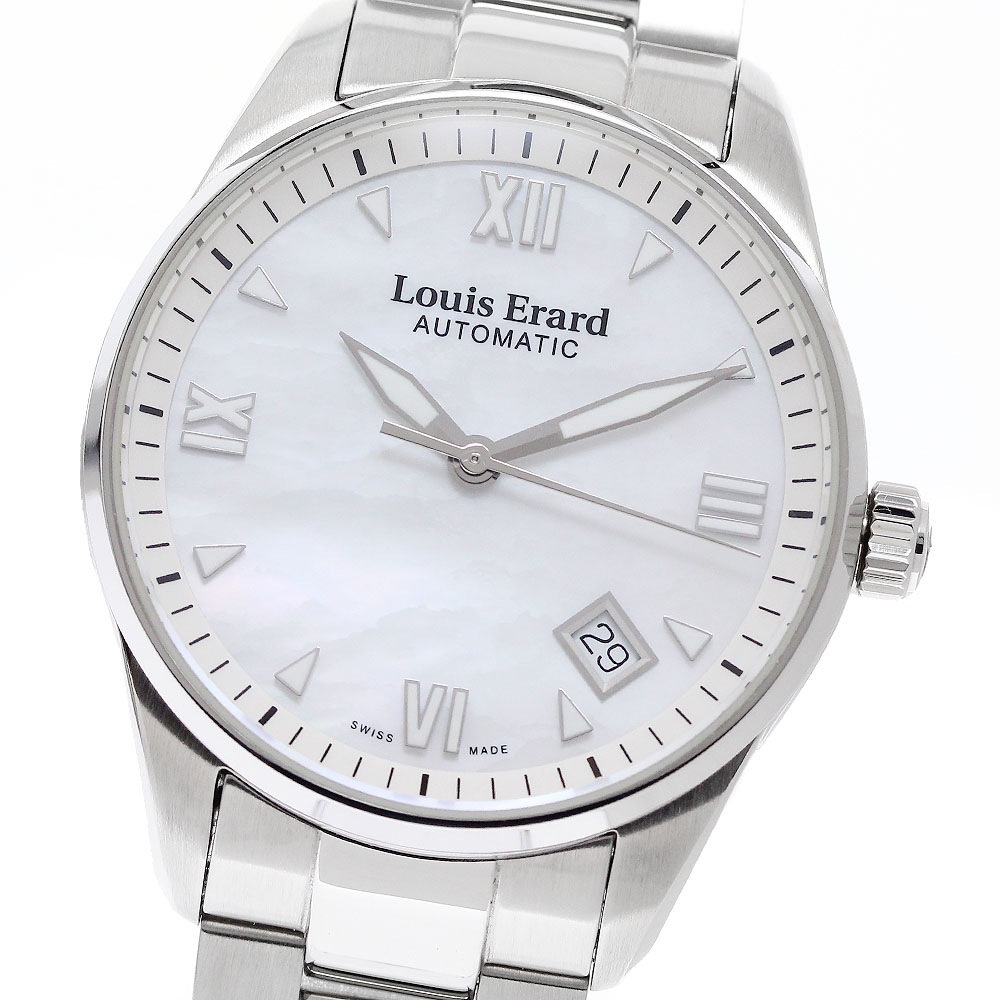 ルイ・エラール Louis Erard 69103 AA04 M ヘリテージ デイト 自動巻き メンズ 極美品 _957247【中古】