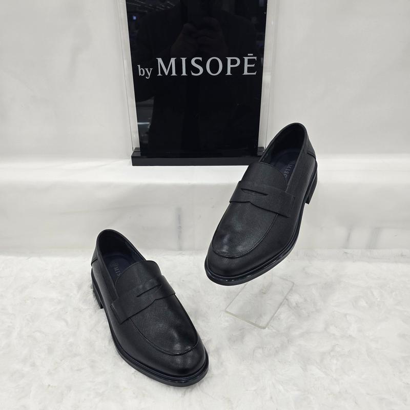 By 男性モダンペニーローファー 122HT239SD003 BLACK 1 JJ