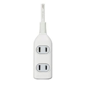 （まとめ）朝日電器 ELPA コード付タップ LPT-302NW 3個口／2m (×7セット) 7,454円