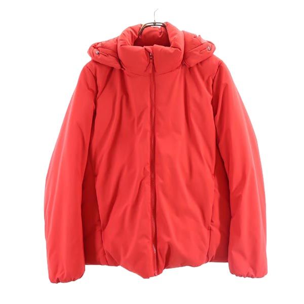 ハイブリット ダウンジャケット L レッド系 レディース