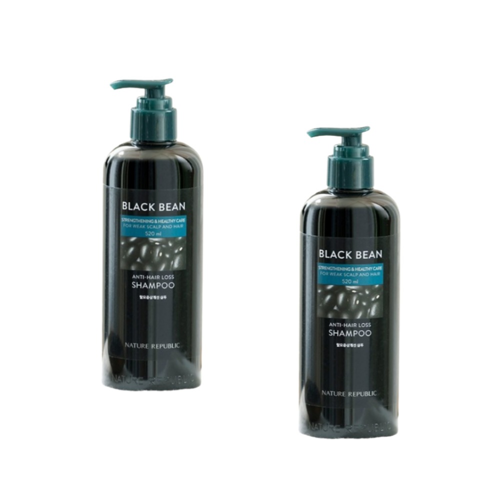 ブラックビーン 脱毛症状 改善 シャンプー 520ml 2個