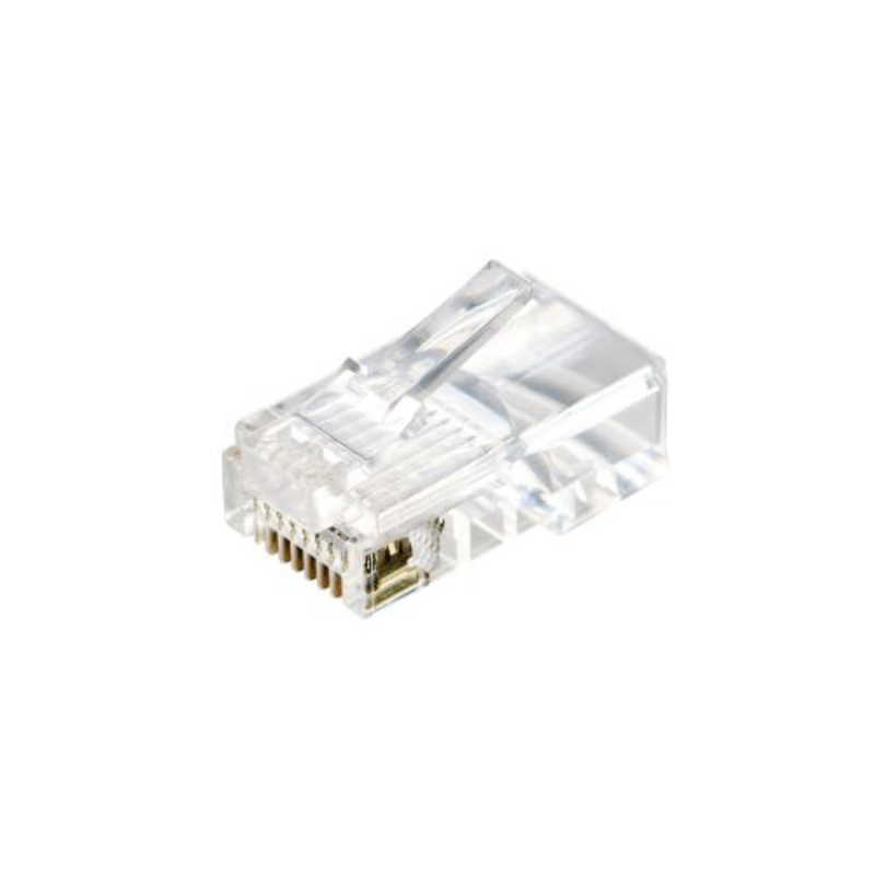エレコム　ELECOM　RJ45コネクタ Cat5e 単線・ヨリ線両 ツメ折れ防止 100個入　LD-RJ45T100V2