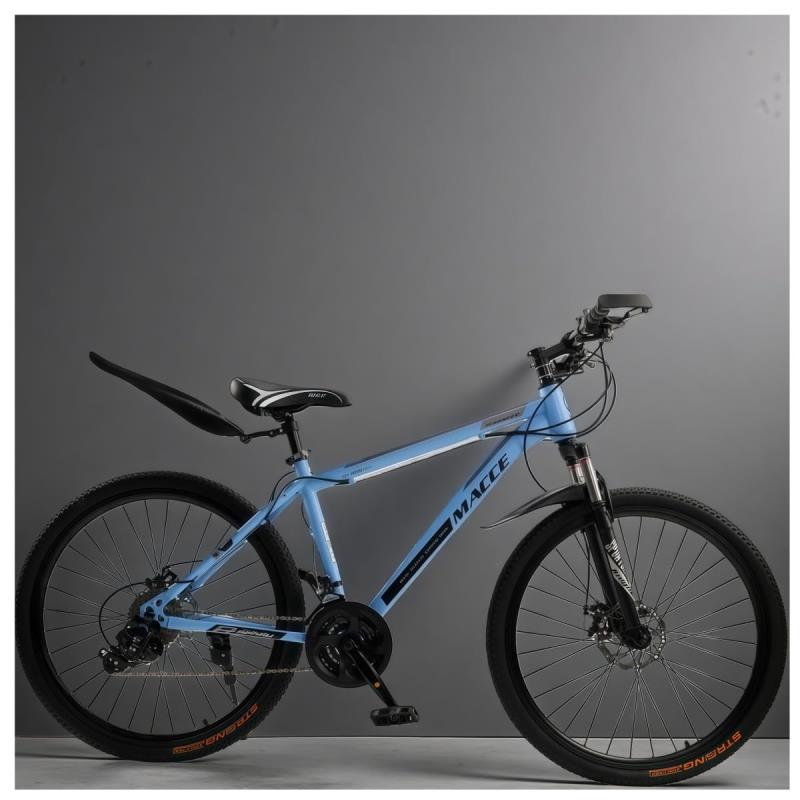 Artudatech マウンテンバイク 自転車 27段変速 26イン クロスバイク 110変速チェーン デュアルディスクブレーキ 高炭素鋼フレーム マウンテンバイク クロスバイク 9段タワーホイール
