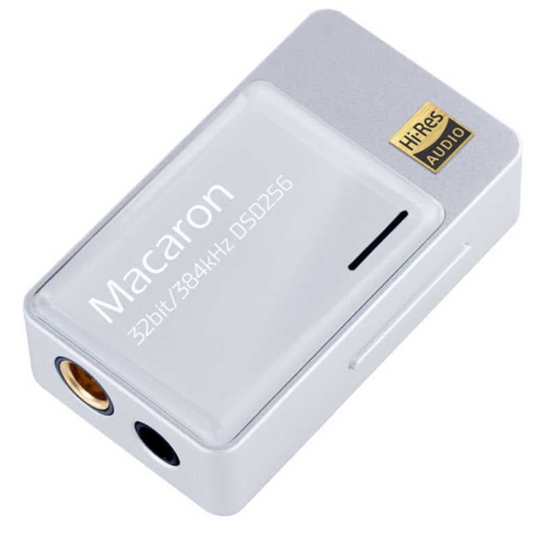 IBASSOJR　ミニマルポータブルDAC/AMP ヘッドホンアンプ iBasso Jr. Macaron [ ハイレゾ対応 / DAC機能対応 ] シルバー　iBJr-Macaron-SV