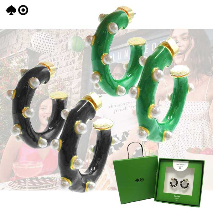 BOX付 パール ポルカドット フープピア TARGETコラボ 251 10 【国内即送】