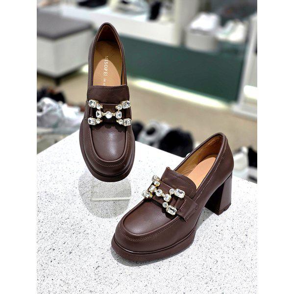 [坡州店] [] 女性グリッター装飾ローファーヒール 712431020 7cm [2color]