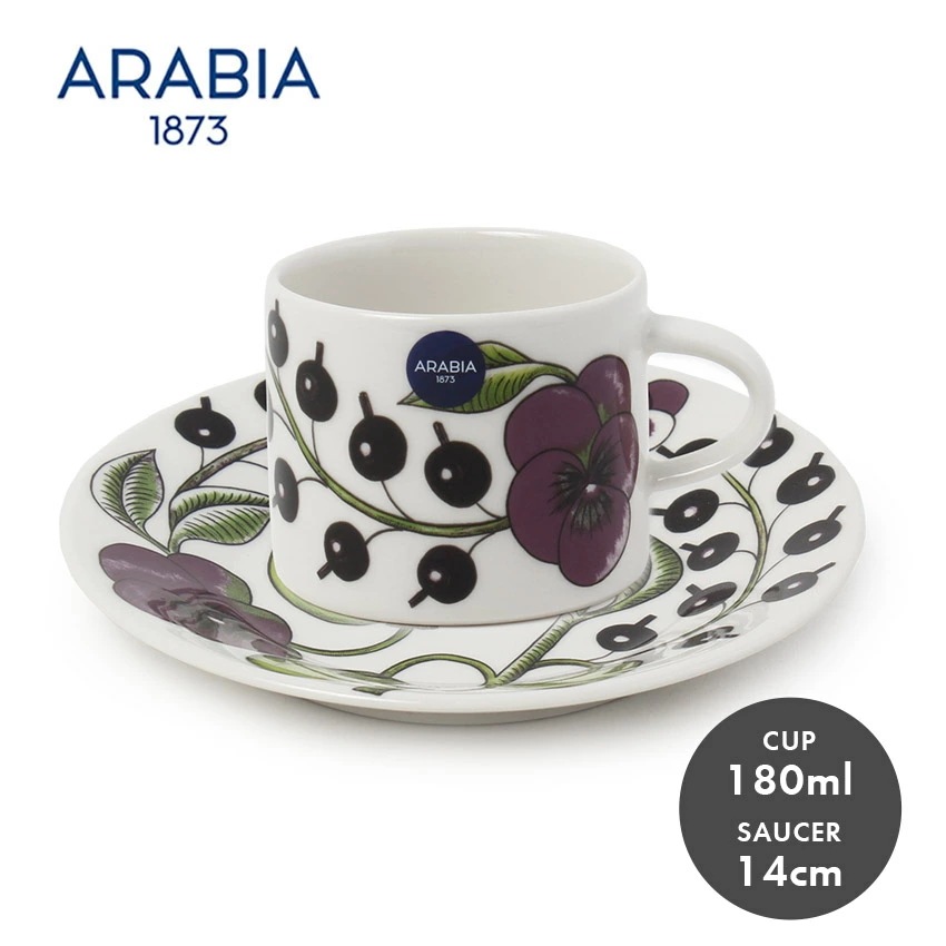 パラティッシ マグカップ＆ソーサー 1024180 1024181 コーヒーカップ ティーカップ コップ お皿 食器 取り皿 小皿 プレート 北欧 雑貨 キッチン 食洗機対応 6,521円