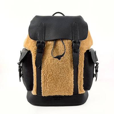 【期間限定値下げ】COACH ブラウン レザー リュック・バックパック コーチ COACH ブラウン 茶色 レザー リュック バックパック