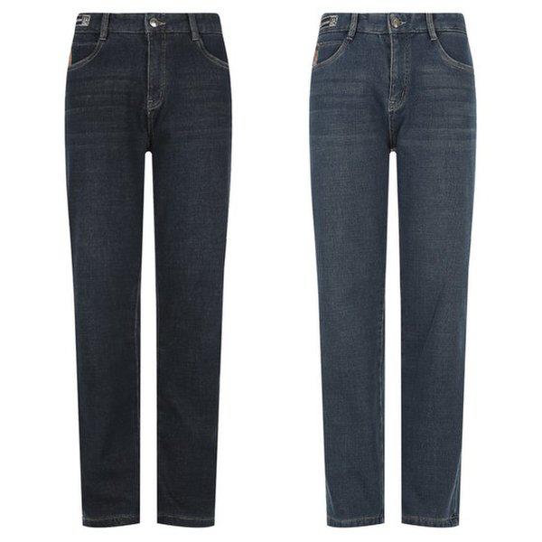 メンズ冬ポケットポイント起毛デニムパンツ GD-JEK-562