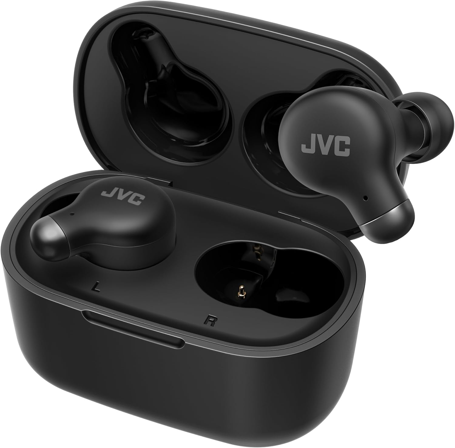 JVCケンウッド JVC HA-Z251T-B ワイヤレスイヤホン Bluetooth Ver5.3 ノイズキャンセリング 外音取込み機能 マイク付き 最大28時間再生 小型 軽量 防滴 IPX4 低