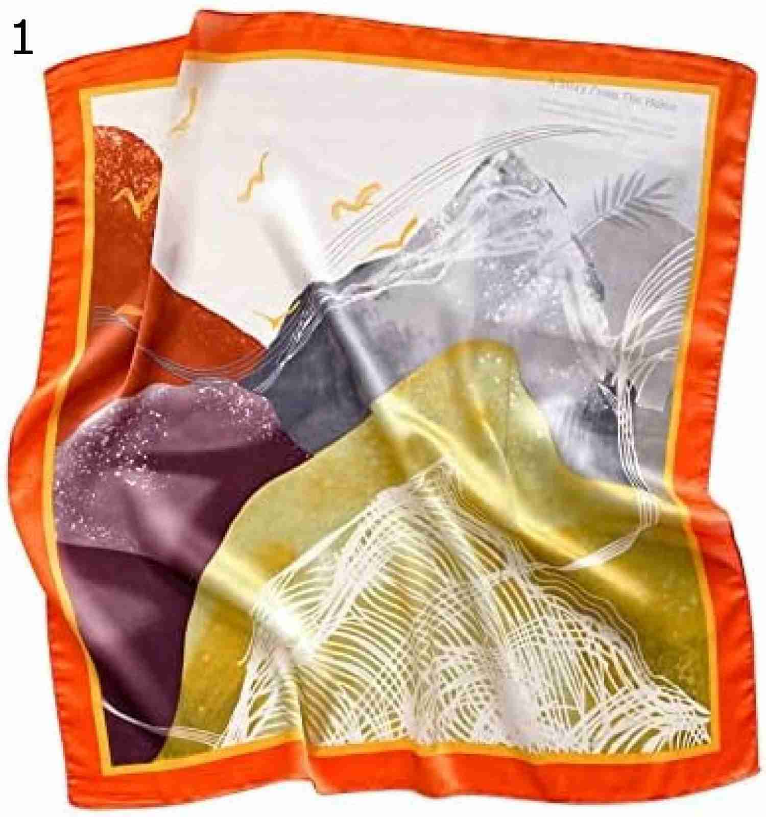 【20%OFFクーポン～】小さな正方形のスカーフ女性韓国のかわいい鳥小さな新鮮なプリントファッション多機能プロの装飾的なスカーフ