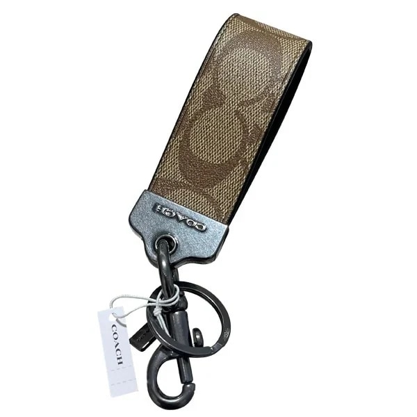 即発 シグネチャー ループキーリング CJ748 QBKHA 正規品 USA直送 アウトレット【Original Wrapping】