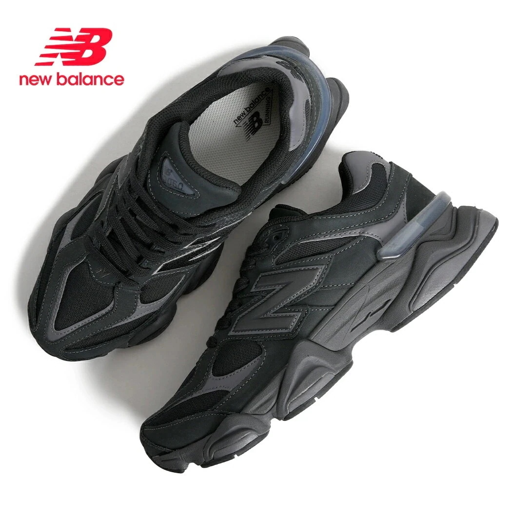 NEW BALANCE ニューバランス 9060 スニーカー U906079E BLACK/CASTLEROCK ( ブラック 黒 レザー ヌバック 1906 990 991 992 993 )
