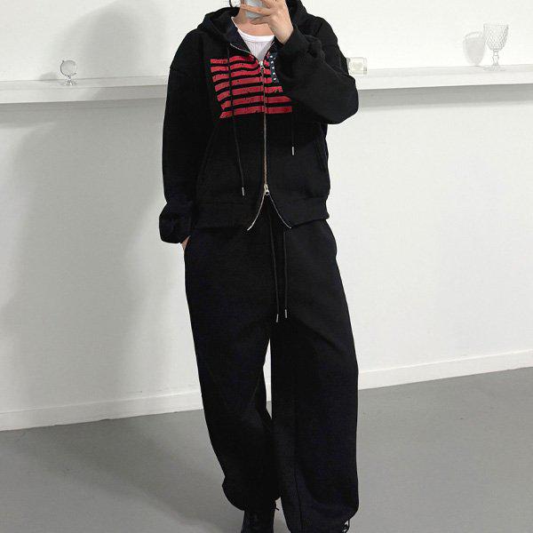 Hスタイル(SET)裏起毛ナラフードセット 冬 女性 裏起毛 トレーニングウェアセット スウェットセットアップ パンツセットアップ