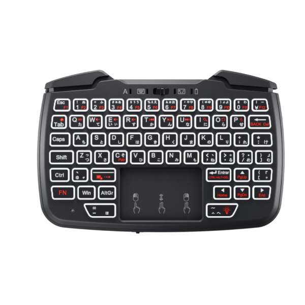 エアリア SD-KBC-BT 2in1ワイヤレスゲームパッド/キーボード（ブラック） SDKBCBT