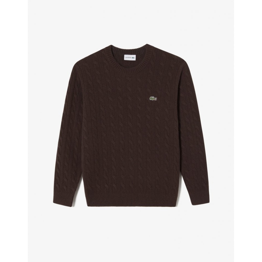 ラコステオスケーブルプルオーバー AH716E-54N SHI