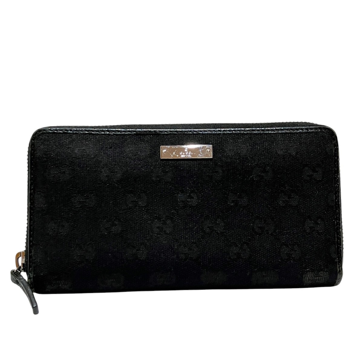 グッチ GGキャンバス 長財布 キャンバス レザー 307980 ユニセックス 中古