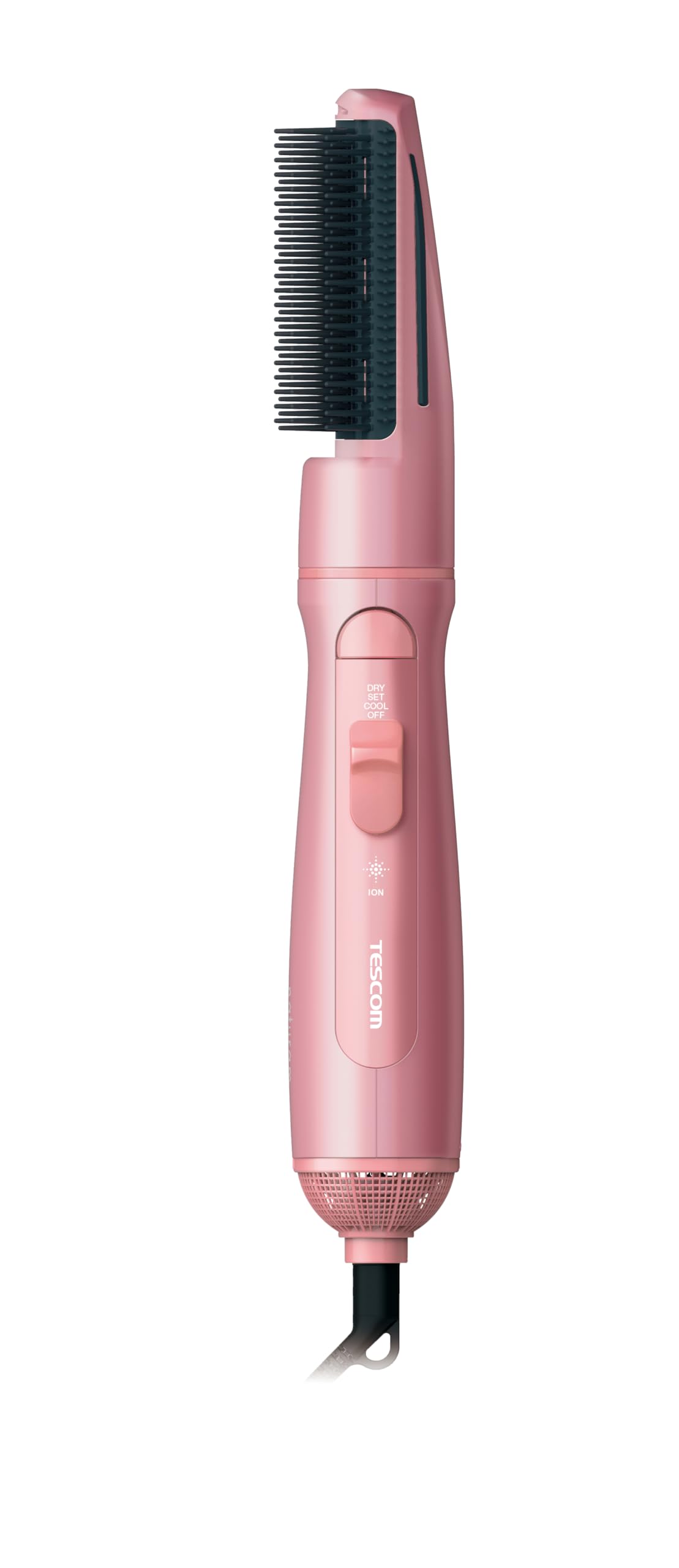 テスコム ヘアドライヤー カールドライヤー マイナスイオン 軽量 22mm ワイドキャッチブラシ ピンク TIC325 P