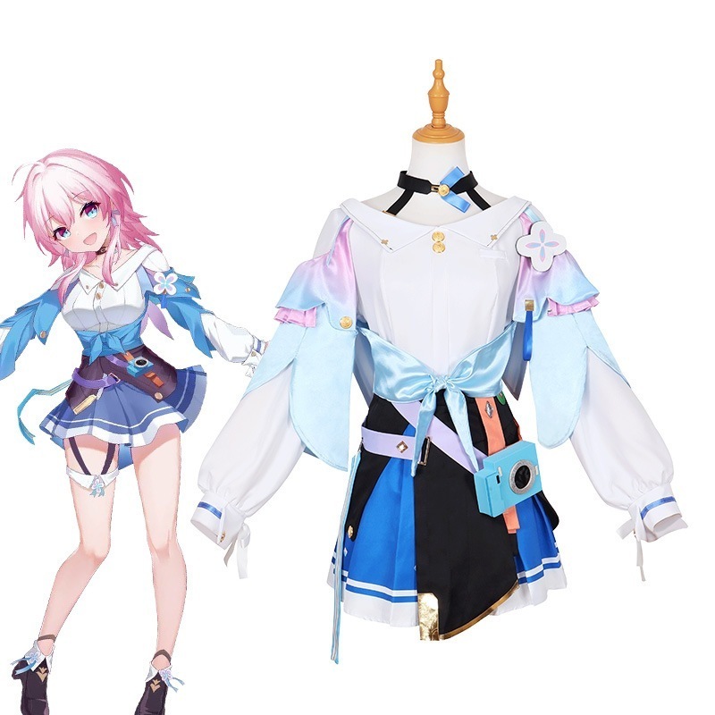 Honkai スタードーム鉄道スーツ 3 月 7 日ゲームアニメーションロールプレイングスーツガールハロウィン