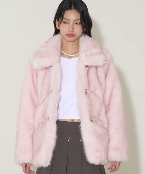 【ILLIGO】 Shearing Fur Jacket Pink 正規品
