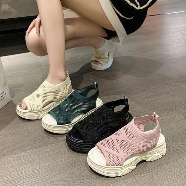 トングアグリーサンダル 厚底 夏 サンダルQ5 (S14175309)