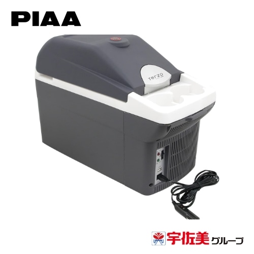 PIAA Terzo 車載温冷庫 エクセルクール マルチ 8L ホワイト×ダークグレー EA-CB3
