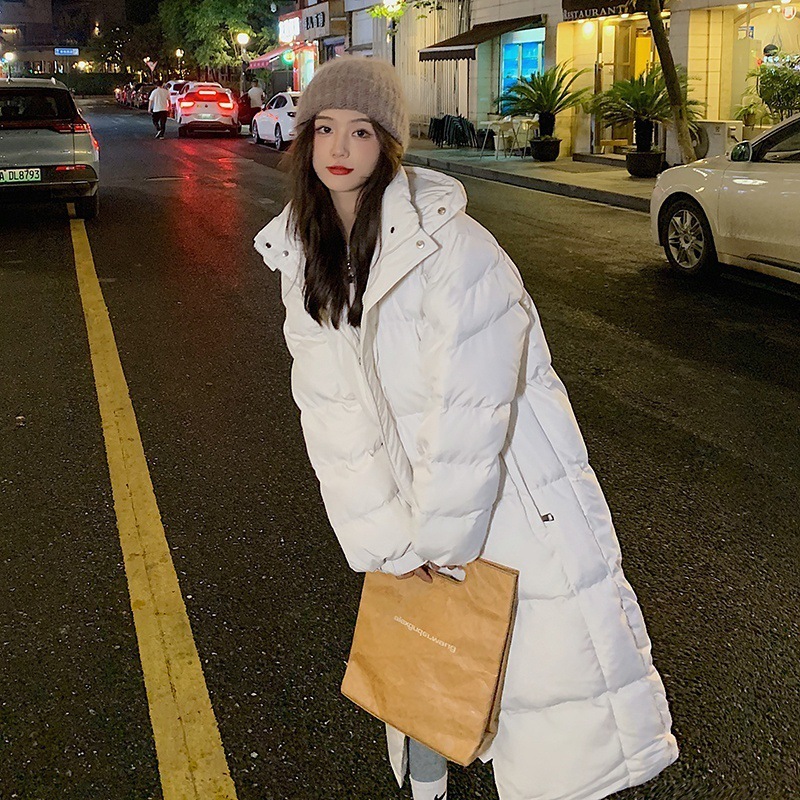 レディースファッション ダウンコート 秋冬コート ロングコート アウター 無地 着痩せ ダウンジャケット フード付き 秋冬 防寒 通勤 体型カバー おしゃれ-593