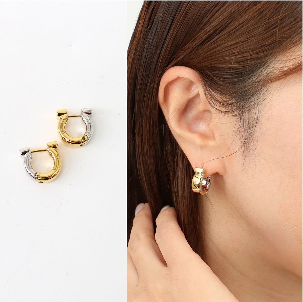 755757 ガンチーニピアス GOLD アクセサリー プレゼント ギフト ブランド