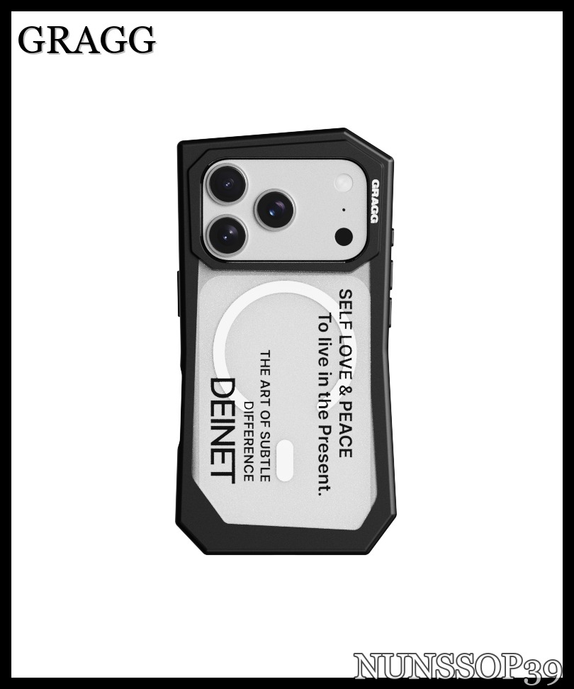 GRAGG MAGSAFE LANDING CORNER CASE BLACK - SLOGAN IN