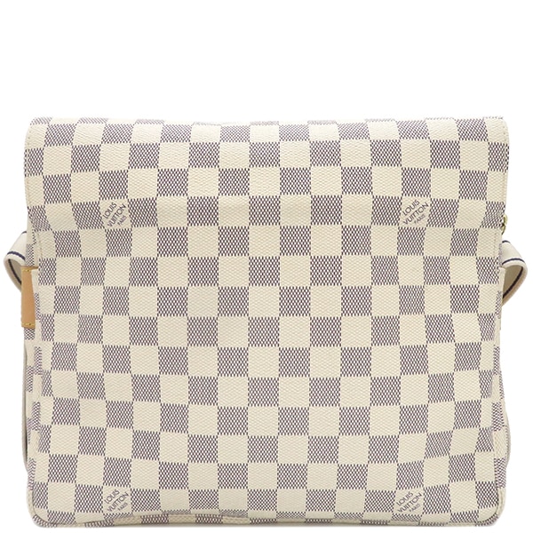 ルイヴィトン LOUIS VUITTON ショルダーバッグ ナヴィグリオ ダミエアズールキャンバス ダミエアズール ゴールド金具 白 N51189 SR2068【中古】