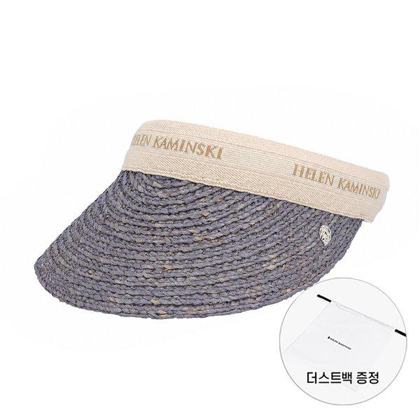 HAT52204 LINTL ビアンカ 8 ライラック ナチュラル ロゴ バイザー サンキャップ