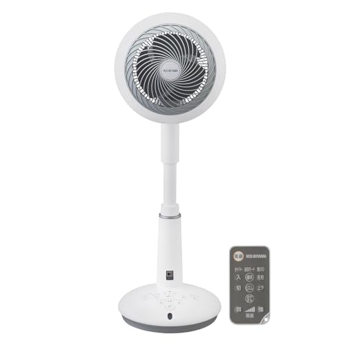 アイリスオーヤマ サーキュレーター 音声操作 扇風機 上下左右首振り 24畳 パワフル送風 DCモー