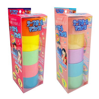 他サイト： ジット テープボール マジック テープボール用テープ 5色セット TPM 子供 粘着 テープ 人気 セットの商品画像