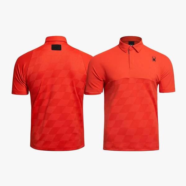 男性プロウェブジャカードポロシャツSPHMCNTS244MDOR 710240 8,470円