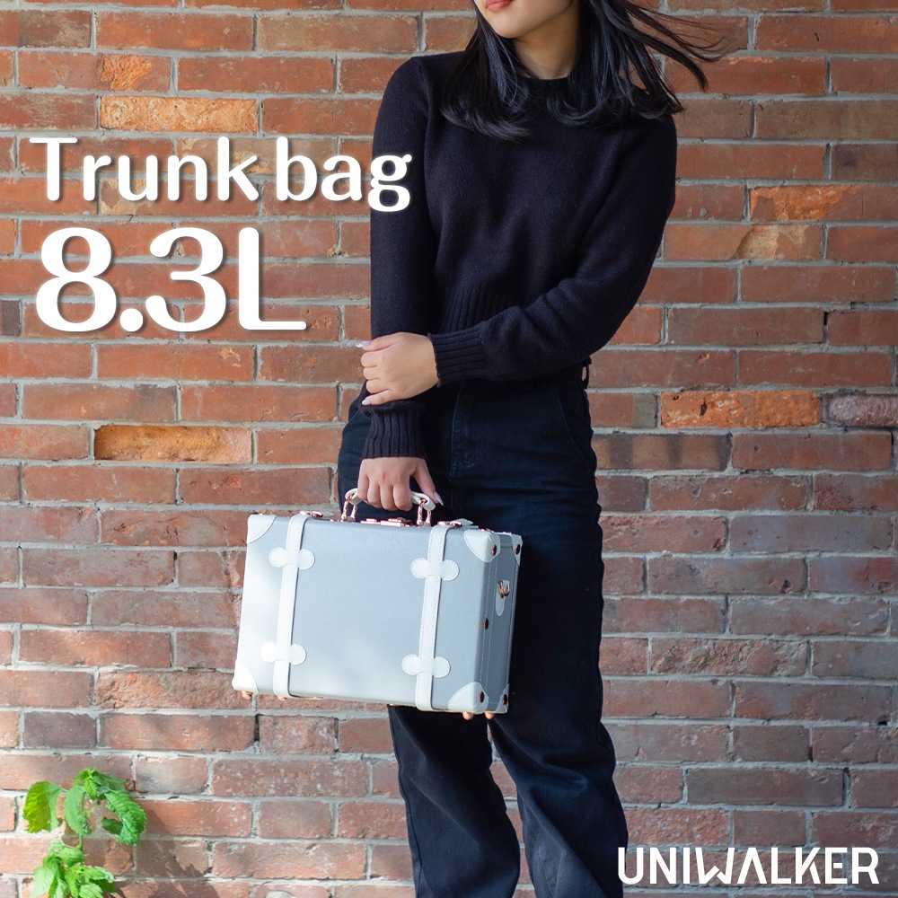 UNITRAVEL VINTAGE LUGGAGE トランクバッグ ハンドバッグ トランク アンティークデザイン キャリーオンバッグ ダイヤルロック 6,708円