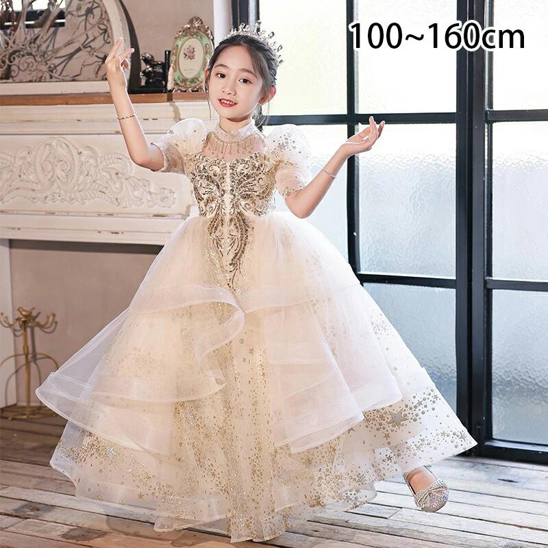 人気 高品質 ワンピース 子供ドレス 女の子 フォーマルドレス 子どもドレス マキシドレス ロング 半袖レース プリンセスドレス レースドレス チュールスカート 子供用 お姫様 人気 可愛い ジュニア